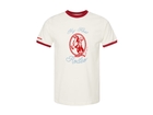 Kid's Ringer T-Shirt White & Red