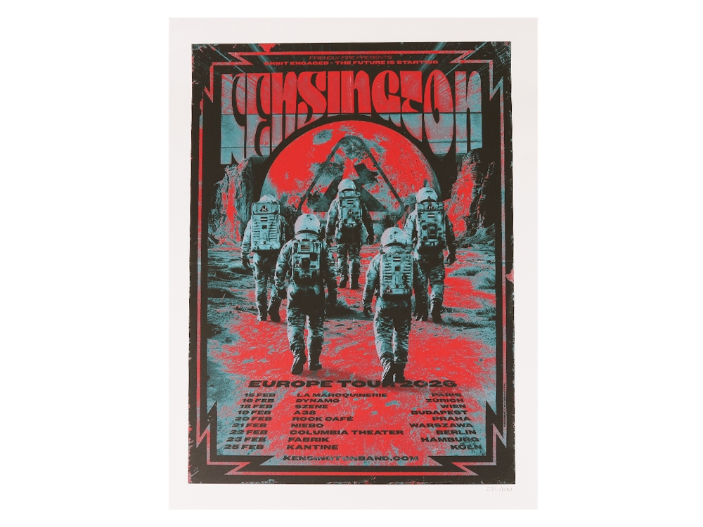 EU tour poster 60 x 45 cm